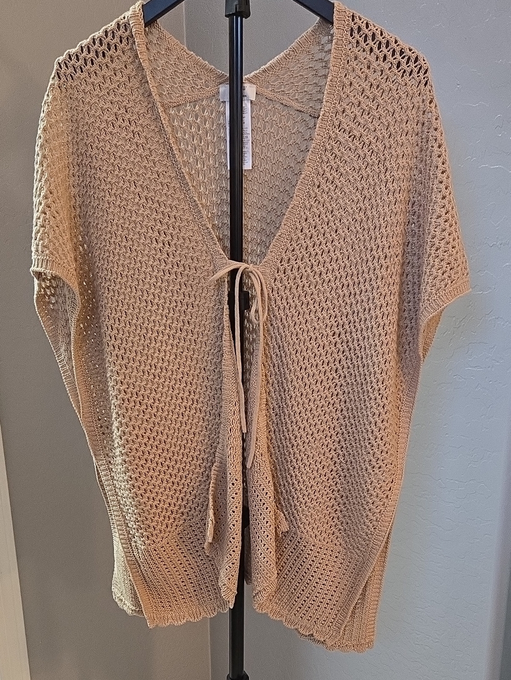 J.Crew Crochet tie-front beach cover-up 100% Cotton